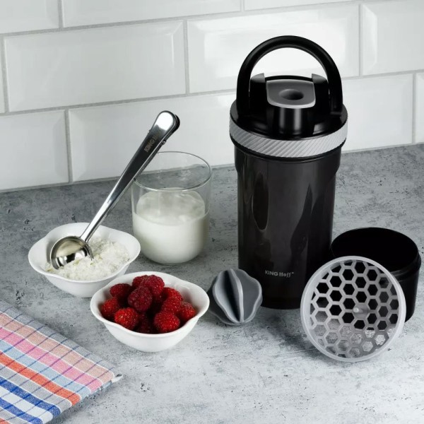 Shaker do koktajli KiNGHOFF KH-1359, 720 ml, akcesoria barmańskie