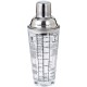 Shaker do drinków Klausberg KB-7647 szklany 400 ml z przepisami barmańskimi