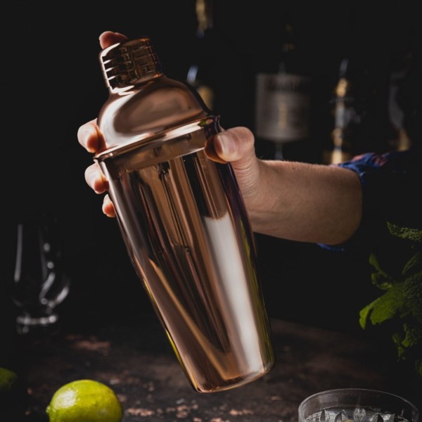 Shaker barmański Klausberg KB-7650 rosegold 750 ml do drinków i koktajli