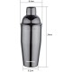 Shaker barmański Klausberg KB-7648 do drinków 750 ml grafitowy