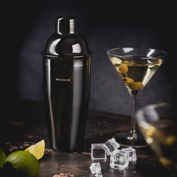 Shaker barmański Klausberg KB-7648 do drinków 750 ml grafitowy