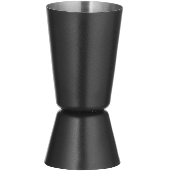 Miarka barmańska 25/35 ml czarna do drinków i koktajli