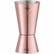 Miarka barmańska Jigger dwustronna miedziana 25/50 ml do drinków