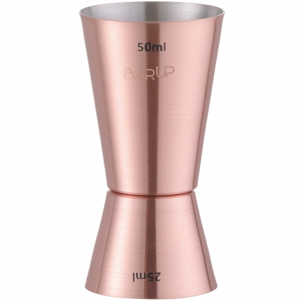 Miarka barmańska Jigger dwustronna miedziana 25/50 ml do drinków