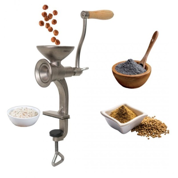 Млинок для мелювання, Kinghoff KH-1952, маку та горіхів, ручний/настільний компактний