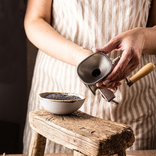 Млинок для мелювання, Kinghoff KH-1952, маку та горіхів, ручний/настільний компактний