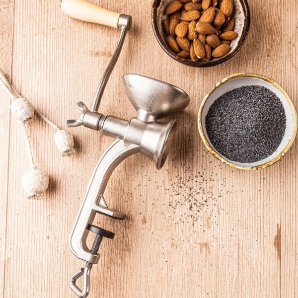 Млинок для мелювання, Kinghoff KH-1952, маку та горіхів, ручний/настільний компактний