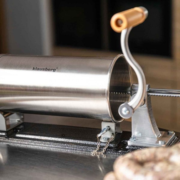 Надівна ручна насадка для фаршування, Klausberg KB-7929, 5 кг — для домашнього приготування ковбаси