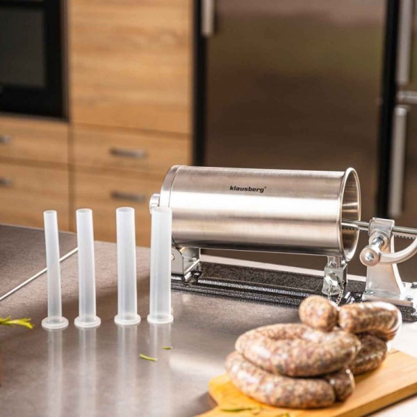 Надівна ручна насадка для фаршування, Klausberg KB-7929, 5 кг — для домашнього приготування ковбаси