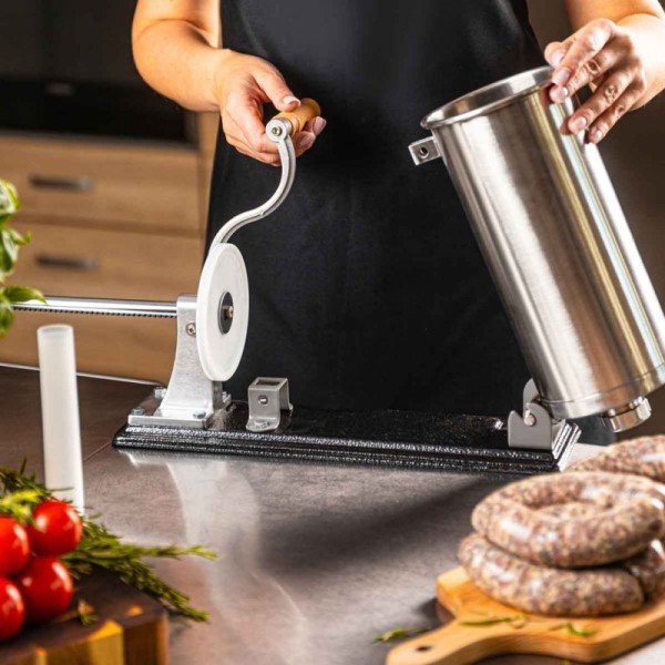 Надівна ручна насадка для фаршування, Klausberg KB-7929, 5 кг — для домашнього приготування ковбаси