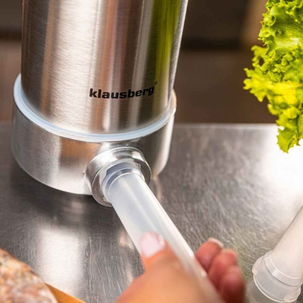 Ручна насадка для фарширування ковбас, Klausberg KB-7926, 3 кг, вертикальна — для домашнього приготування