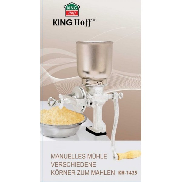 Млинок Kinghoff KH-1425, для подрібнення зерна та круп, ручне/домашнє використання
