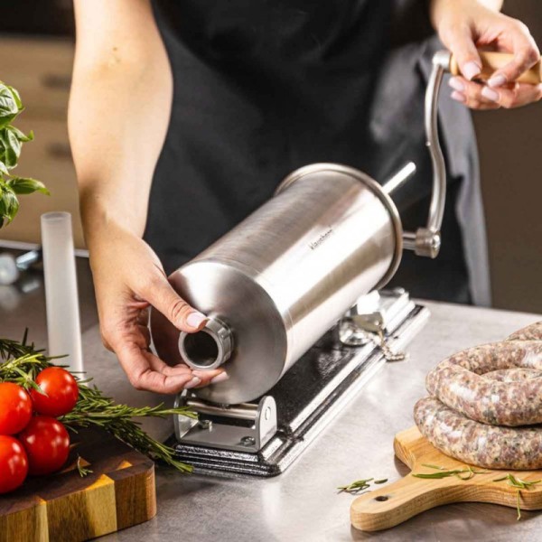 Надівач для ковбаси, Klausberg KB-7928, ручний 3 кг — для набивання домашніх ковбас та сосисок