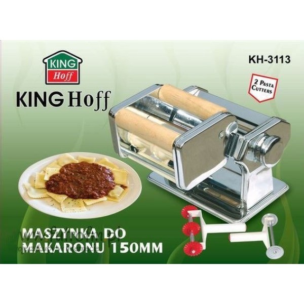 Maszynka do makaronu Kinghoff KH-3113 3 w 1 do ciasta, pierogów i ravioli