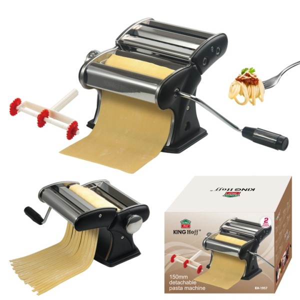 Maszynka do makaronu Kinghoff KH-1957, ręczna do wałkowania ciasta
