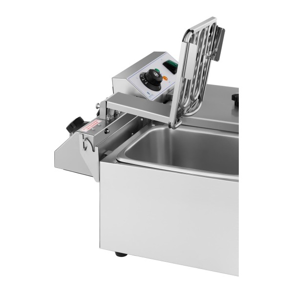 Frytownica elektryczna gastronomiczna podwójna 230 V 2 x 3200W 2 x 8 L