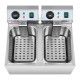Frytownica elektryczna gastronomiczna podwójna 230 V 2 x 3200W 2 x 8 L