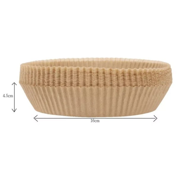 Wkłady papierowe do frytownicy Klausberg KB-7604 16 cm 100 sztuk