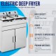 Фритюрниця ProfiCook подвійна двокамерна 2x10 л з шафкою 400V для професійного приготування їжі