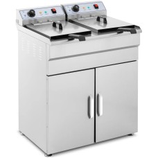 Фритюрниця ProfiCook подвійна двокамерна 2x10 л з шафкою 400V для професійного приготування їжі