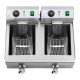 Frytownica gastronomiczna elektryczna podwójna 2 x 10 L 2 x 3000W 230 V