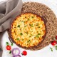 Wkład silikonowy Sillinie Orion 151750 do frytkownicy beztłuszczowej brązowy okrągły 20 cm