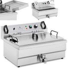 Frytownica Smażalnik do pączków ryb frytek z ociekaczem 3000 W 16 l 230 V
