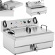 Frytownica Smażalnik do pączków ryb frytek z ociekaczem 3000 W 16 l 230 V