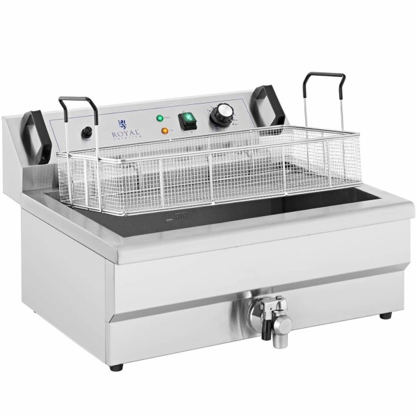 Frytownica Smażalnik do pączków ryb frytek z ociekaczem 3000 W 16 l 230 V