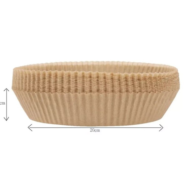 Wkłady papierowe Klausberg KB-7605 do frytownicy 20 cm, 100 sztuk