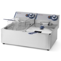 Фритюрниця Blue Line подвійна 2x6 л для смаження картоплі, 2x3300 Вт, 230 В
