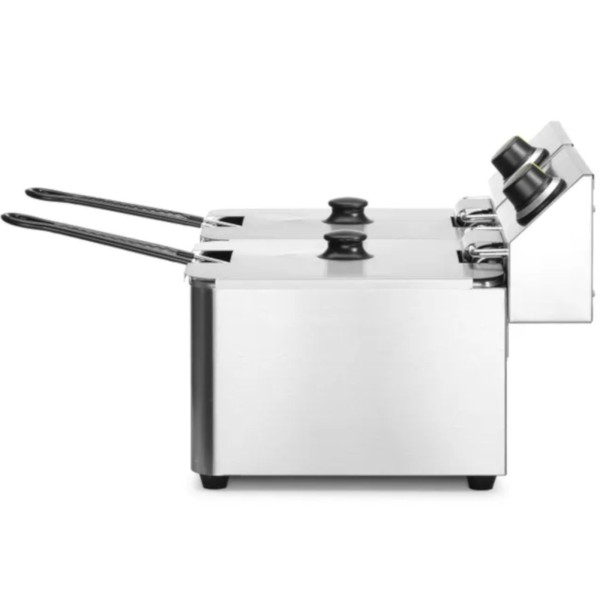 Frytownica gastronomiczna Hendi Kitchen Line 205846 6kW 230V 2 x 4L do kuchni profesjonalnej