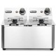 Frytownica gastronomiczna Hendi Kitchen Line 205846 6kW 230V 2 x 4L do kuchni profesjonalnej