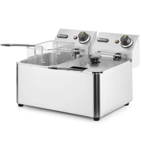 Frytownica gastronomiczna Hendi Kitchen Line 205846 6kW 230V 2 x 4L do kuchni profesjonalnej