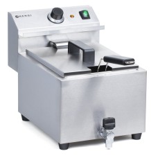 Фритюрниця Masterpro 209202 з краником, 230В, 3,5 кВт, 8 л для професійного смаження