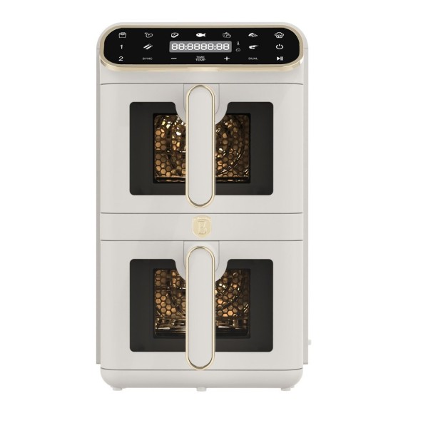 Frytkownica beztłuszczowa BerlingerHaus Sahara BH-9803, podwójna 11 L, Air fryer — для домашнього обігріву та здорового смаження, Wyposażenie kuchni / Sprzęty kuchenne / Frytkownice beztłuszczowe (Air fryer)