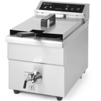 Фритюрниця Hendi 215012 Kitchen Line 8 л індукційна з краном для професійного смаження