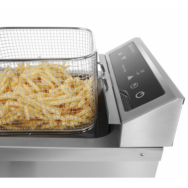 Фритюрниця Hendi 215012 Kitchen Line 8 л індукційна з краном для професійного смаження