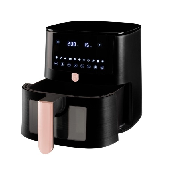 Фритюрниця без олії BerlingerHaus BH-9604 Black Rose Collection 8 л для здорового приготування Фритюрниця без олії BerlingerHaus BH-9604 Black Rose Collection 8 л для здорового приготування