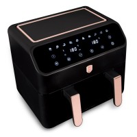 Frytkownica beztłuszczowa BerlingerHaus BH-9659 Black Rose podwójny kosz 4L+4L