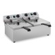 Фритюрниця Gastronomiczna Timer електрична, професійна для смаження, 2x10 л, 2x3200W, 230V