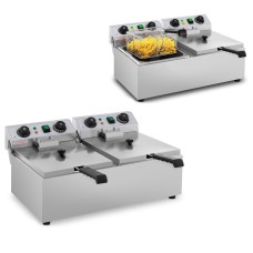 Frytownica elektryczna gastronomiczna TIMER 2 x 3200W 2 x 10L 230V