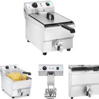 Фритюрниця Gastro frytkownica професійна з краником 230V 10л для ресторану