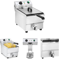 Frytownica gastronomiczna profesjonalna 10L 230V z kranem