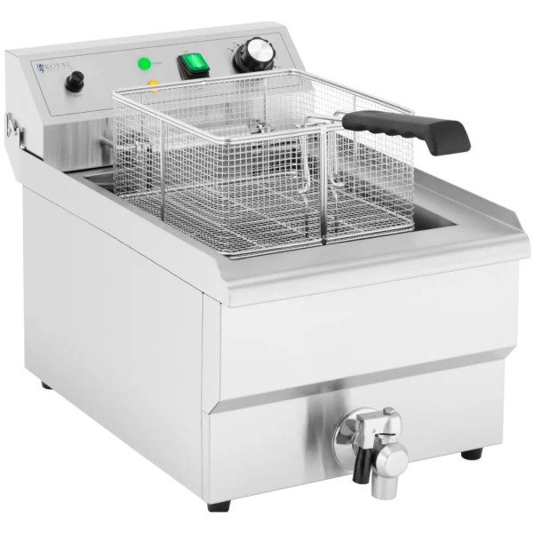 Frytownica elektryczna 13 l 3000 W 230 V z kranem spustowym