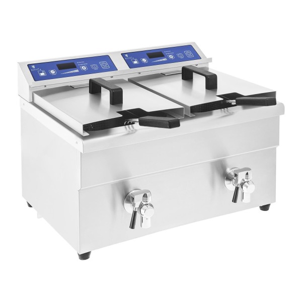 Фритюрниця Royal Catering podwójna 7000W 2x10L для швидкого приготування смачних страв