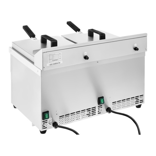 Фритюрниця Royal Catering podwójna 7000W 2x10L для швидкого приготування смачних страв