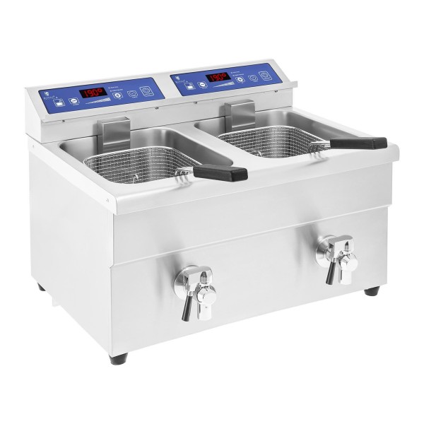Фритюрниця Royal Catering podwójna 7000W 2x10L для швидкого приготування смачних страв