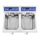 Фритюрниця Royal Catering podwójna 7000W 2x10L для швидкого приготування смачних страв