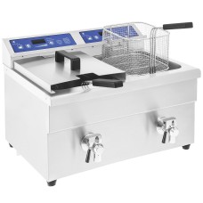 Фритюрниця Royal Catering podwójna 7000W 2x10L для швидкого приготування смачних страв